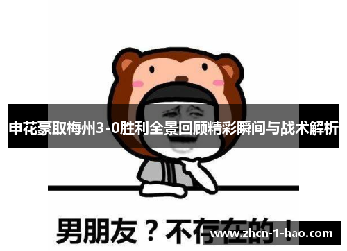 申花豪取梅州3-0胜利全景回顾精彩瞬间与战术解析
